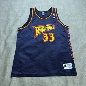 Vintage Antawn Jamison Golden State Warriors Jersey Champion Size 52 XXL #33
